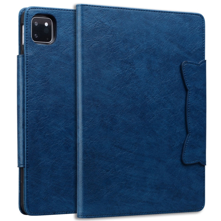 For iPad Pro 13 2025 / 2024 Cat Buckle Leather Smart Tablet Case