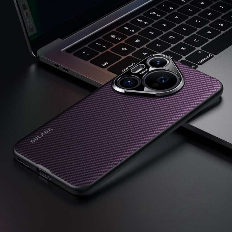 For Huawei Pura 70 Pro / 70 Pro+ SULADA 600D Kevlar Texture PC Shockproof Phone Case