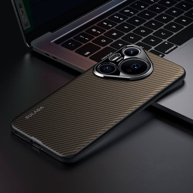 For Huawei Pura 70 SULADA 600D Kevlar Texture PC Shockproof Phone Case
