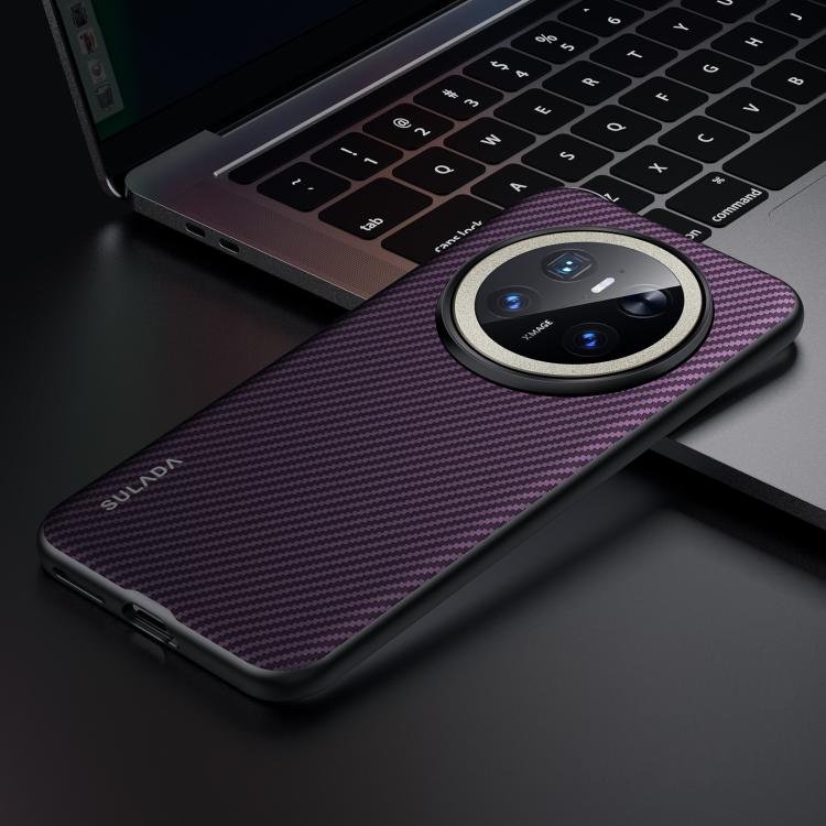 For Huawei Mate 70 SULADA 600D Kevlar Texture PC Shockproof Phone Case