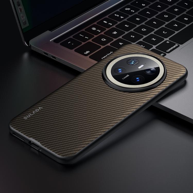 For Huawei Mate 70 SULADA 600D Kevlar Texture PC Shockproof Phone Case