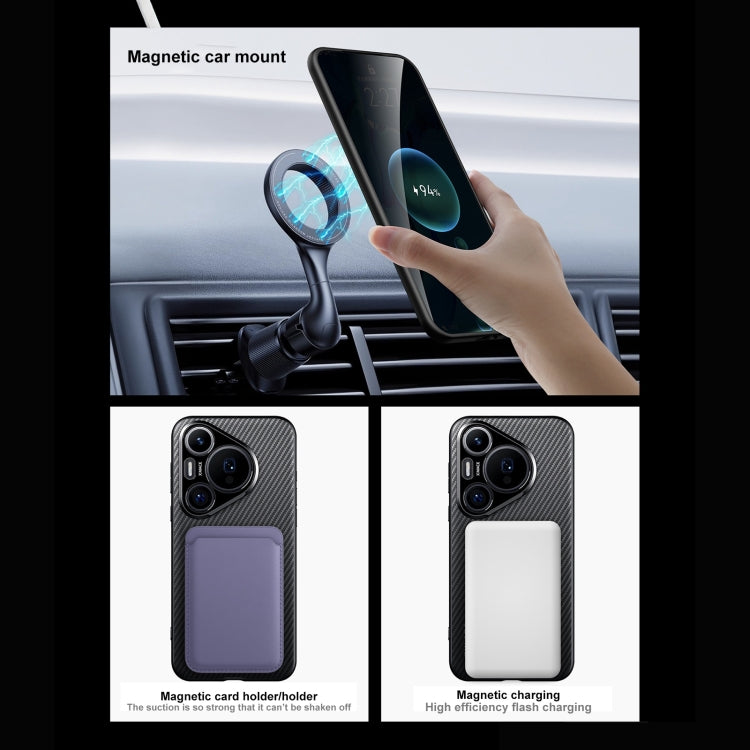 For Huawei Mate 60 SULADA 600D Kevlar Texture PC Shockproof Phone Case