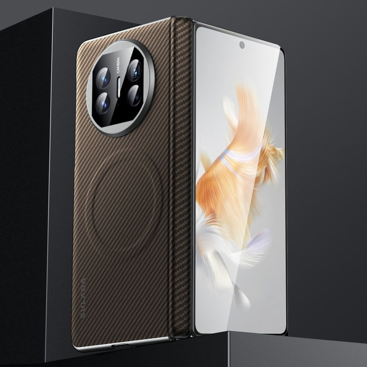 For Huawei Mate X3 SULADA 600D Kevlar Texture PC Shockproof Phone Case