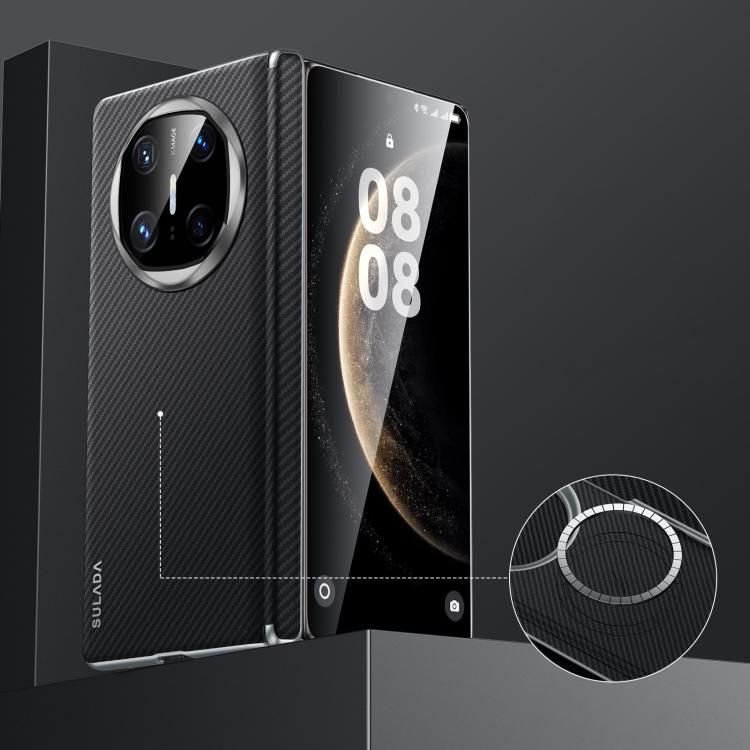 For Huawei Mate X6 SULADA 600D Kevlar Texture PC Shockproof Phone Case