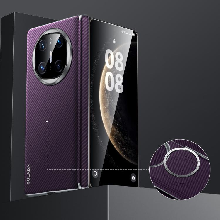For Huawei Mate X6 SULADA 600D Kevlar Texture PC Shockproof Phone Case