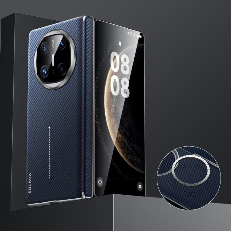 For Huawei Mate X6 SULADA 600D Kevlar Texture PC Shockproof Phone Case