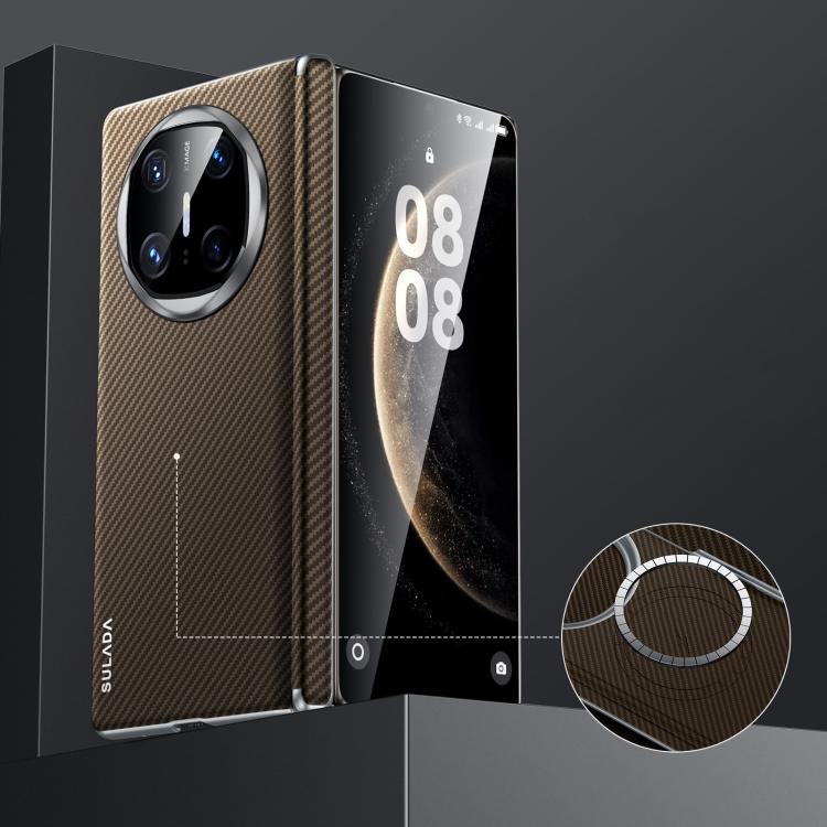 For Huawei Mate X6 SULADA 600D Kevlar Texture PC Shockproof Phone Case