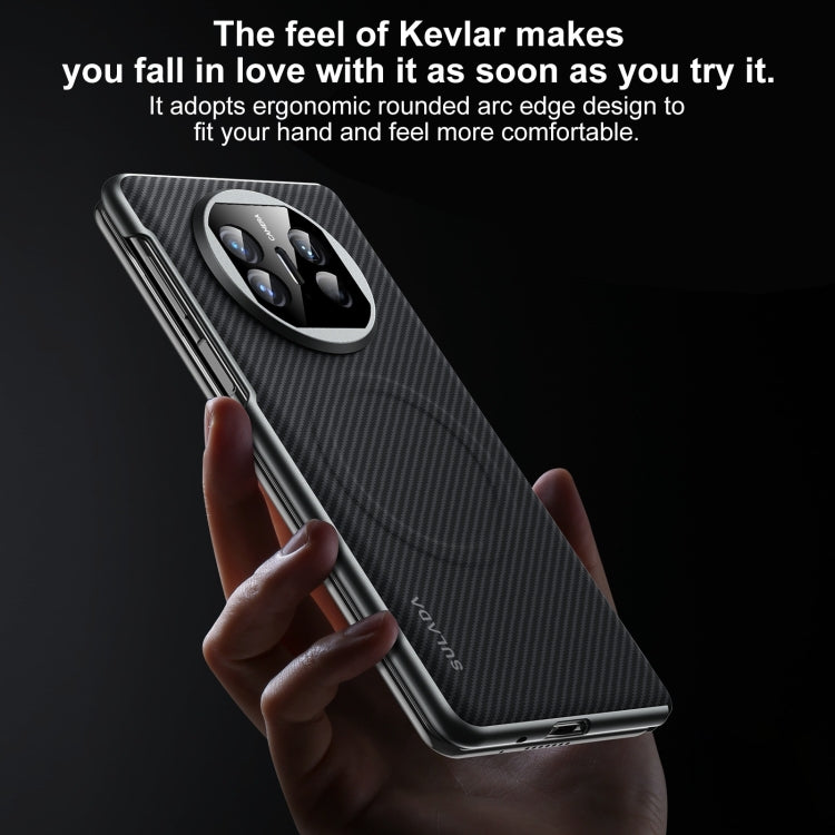 For Huawei Mate X3 SULADA 600D Kevlar Texture PC Shockproof Phone Case