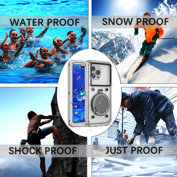 33ft 10m Underwater IP68 Waterproof Phone Case For Under 6.6 inch Phones