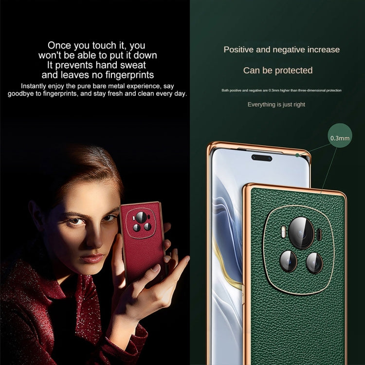 For Honor Magic6 Pro SULADA TPU + Litchi Texture Leather Phone Case