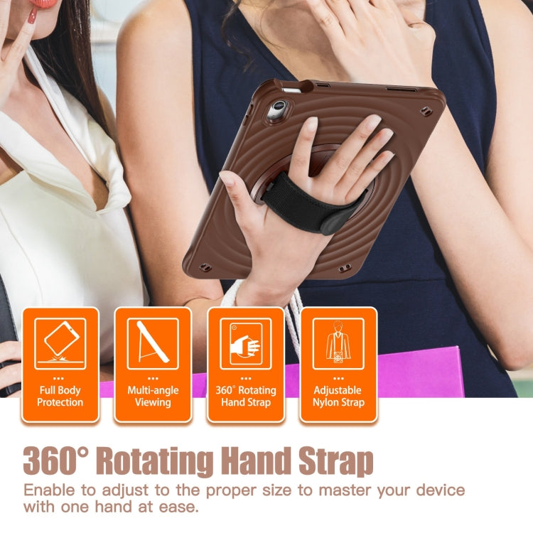For iPad 2025 / 2022 Rotation Holder Silicone Hybrid PC Tablet Case