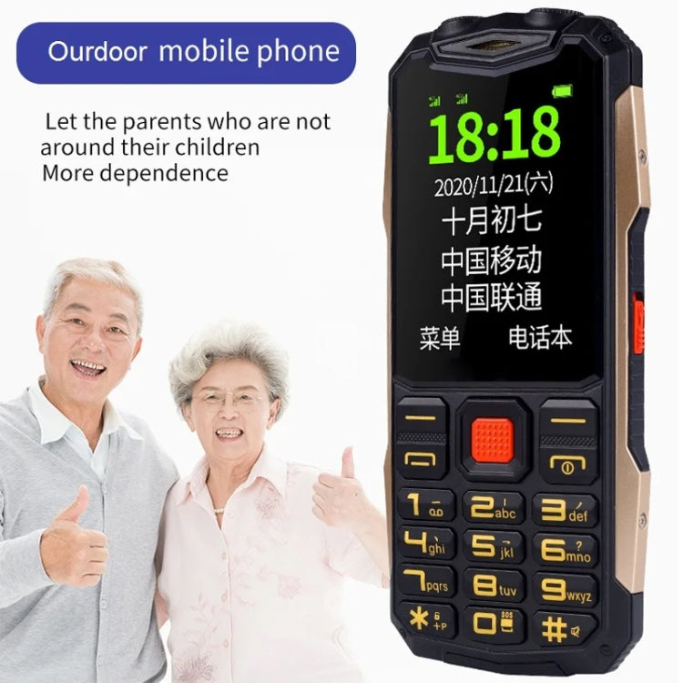 K1+ 4G Elder Rugged Phone, 2.6 inch, 1500mAh Battery, LED Flashlight, Network: 4G, Dual SIM, SOS, Plug:US Plug