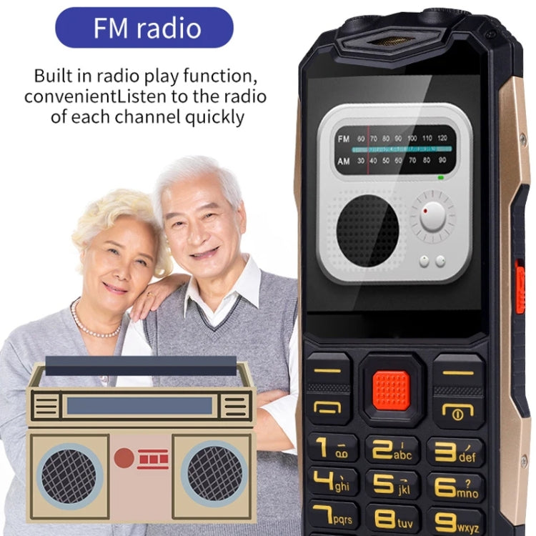 K1+ 4G Elder Rugged Phone, 2.6 inch, 1500mAh Battery, LED Flashlight, Network: 4G, Dual SIM, SOS, Plug:US Plug