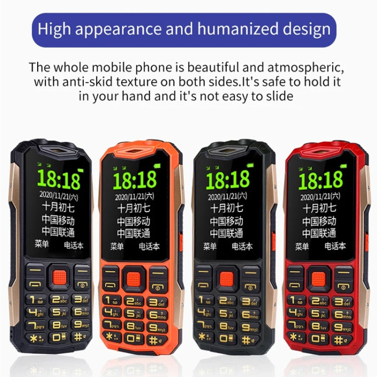 K1+ 4G Elder Rugged Phone, 2.6 inch, 1500mAh Battery, LED Flashlight, Network: 4G, Dual SIM, SOS, Plug:US Plug