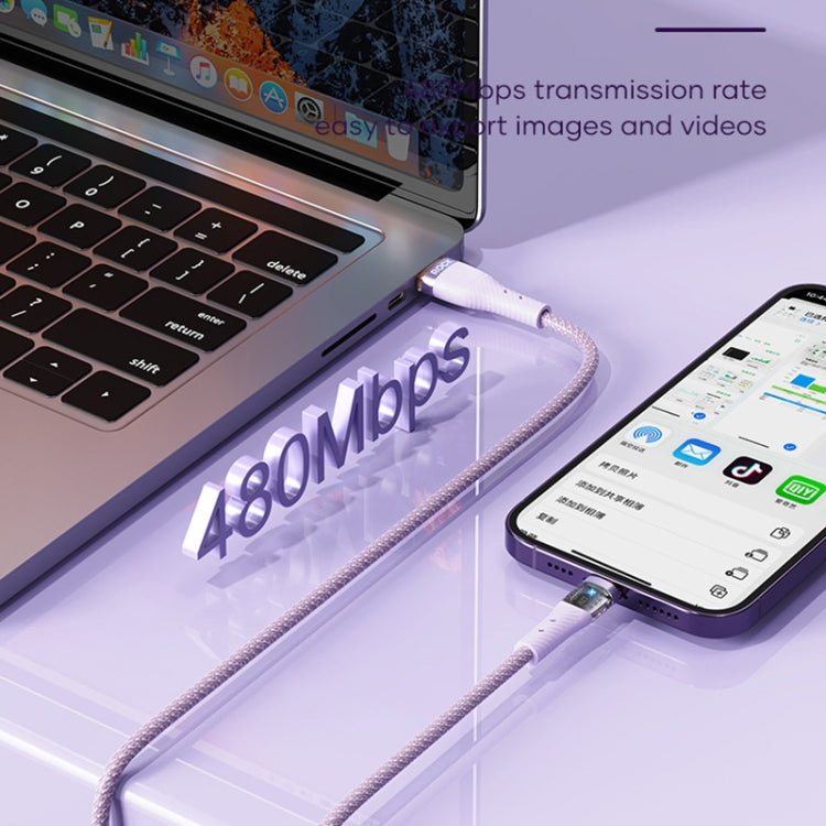 ROCK G20 1.5m 100W 3 in 1 USB-C / Type-C Fast Charging Data Cable
