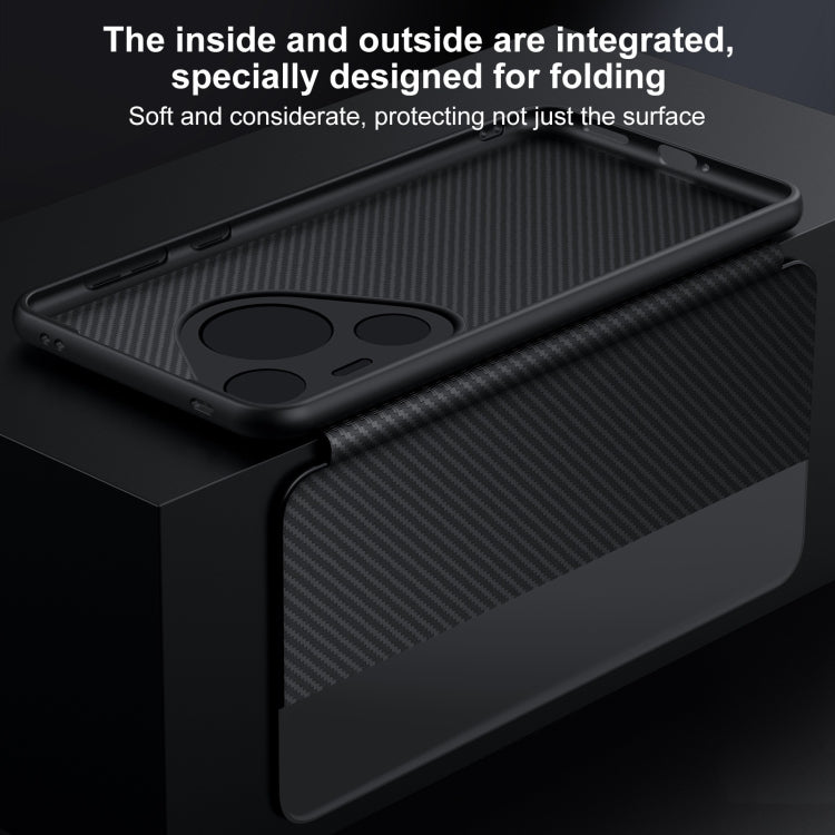 For Huawei Mate 70 Pro / Mate 70 Pro+ SULADA Kevlar 600D Texture Smart Window Leather Phone Case