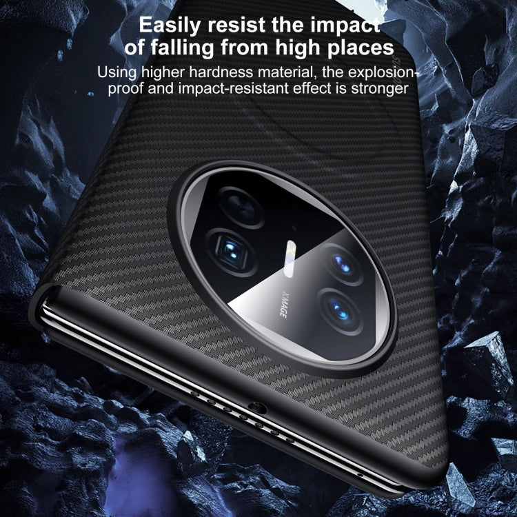 For Huawei Mate X6 SULADA Kevlar 600D Texture Smart Window Leather Phone Case