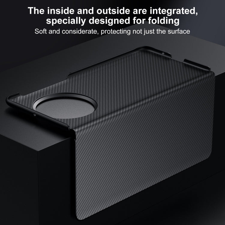 For vivo X Fold3 Pro SULADA Kevlar 600D Texture Smart Window Leather Phone Case