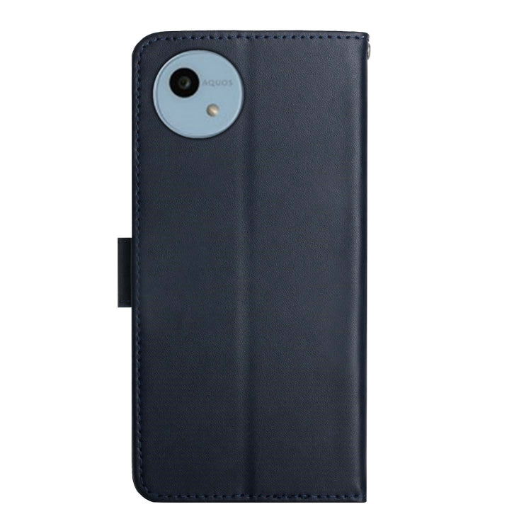 For Sharp Aquos Wish 4 Genuine Leather Fingerprint-proof Flip Phone Case