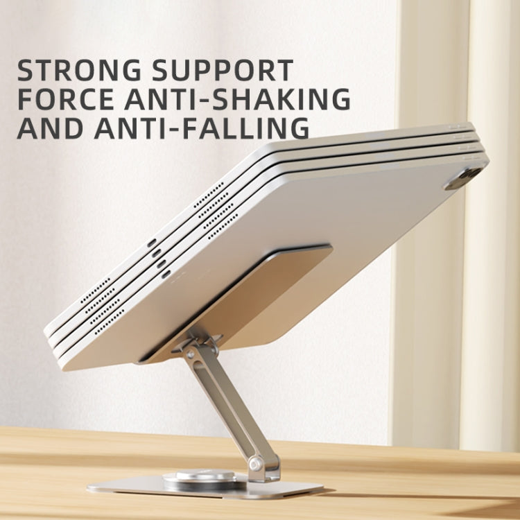 ROCK Desktop Rotating Metal Mobile Phone Holder - Grey