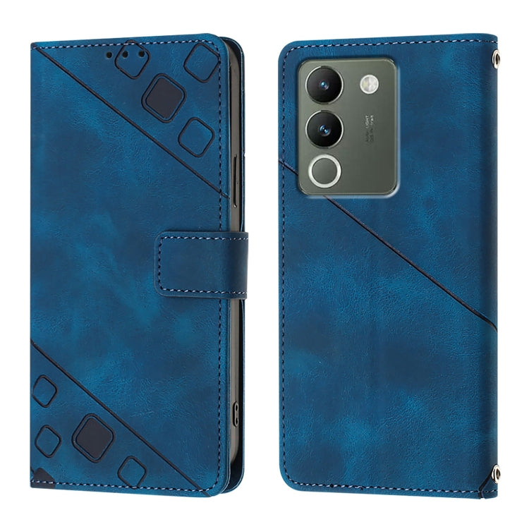 For vivo V29e 5G Global / Y200 5G Global Skin Feel Embossed Leather Phone Case