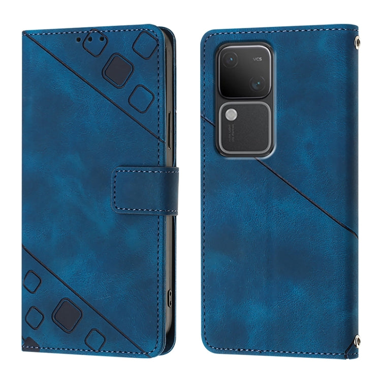 For vivo V30 5G / V30 Pro 5G Global Skin Feel Embossed Leather Phone Case