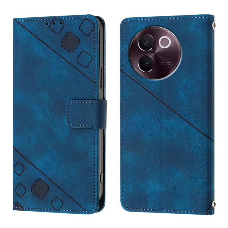For vivo V30e 5G Global Skin Feel Embossed Leather Phone Case