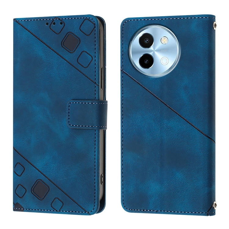 For vivo Y38 5G Skin Feel Embossed Leather Phone Case