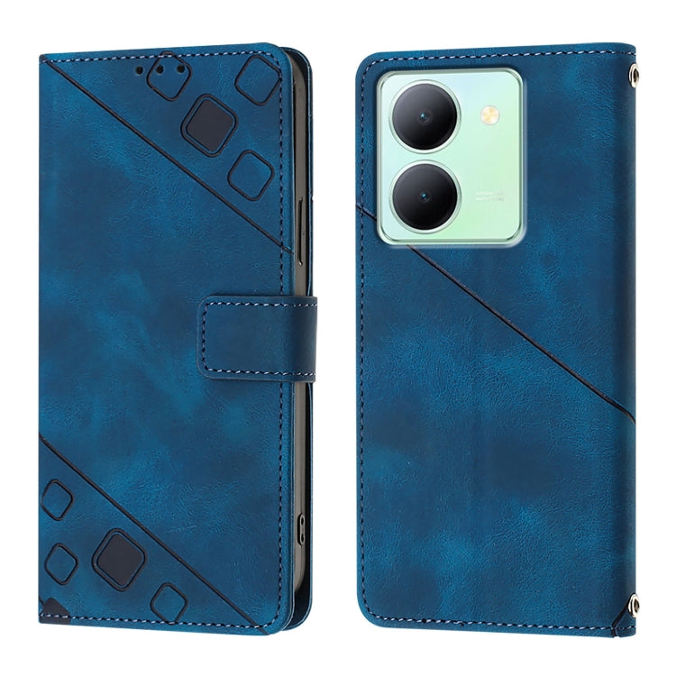 For vivo Y78 5G / Y78+ 5G Global / V29 Lite Skin Feel Embossed Leather Phone Case