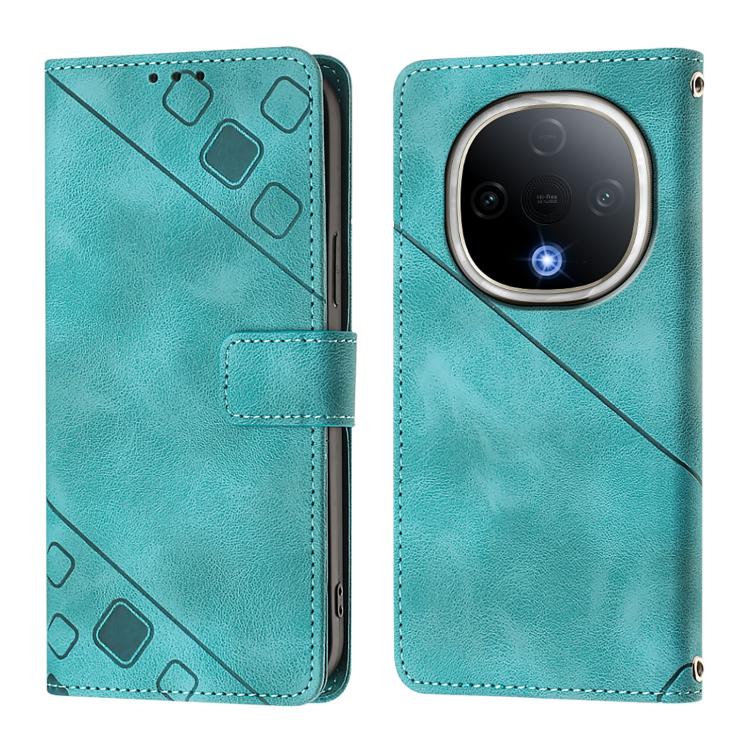 For vivo Y300 5G Skin Feel Embossed Leather Phone Case