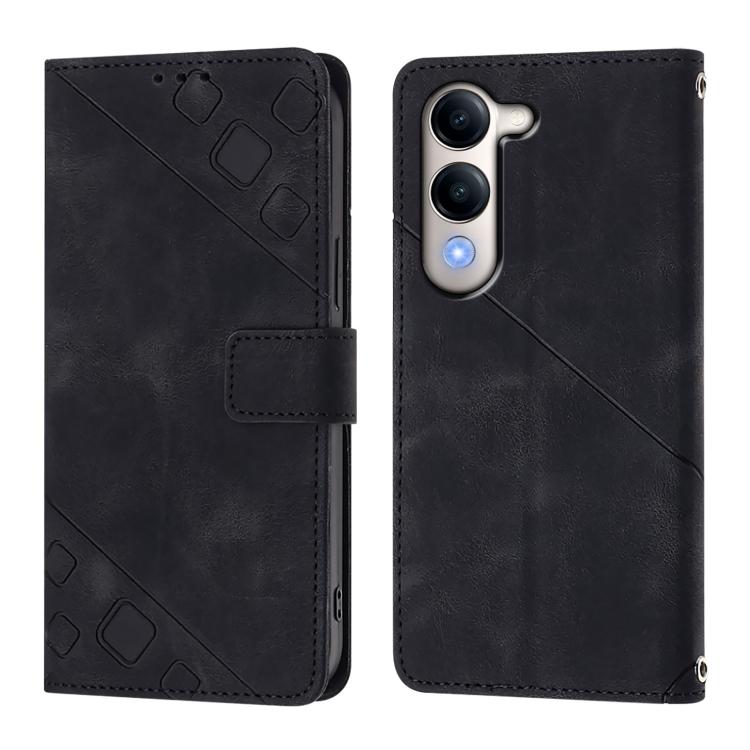 For vivo Y29S 5G / Y04 4G Global Skin Feel Embossed Leather Phone Case