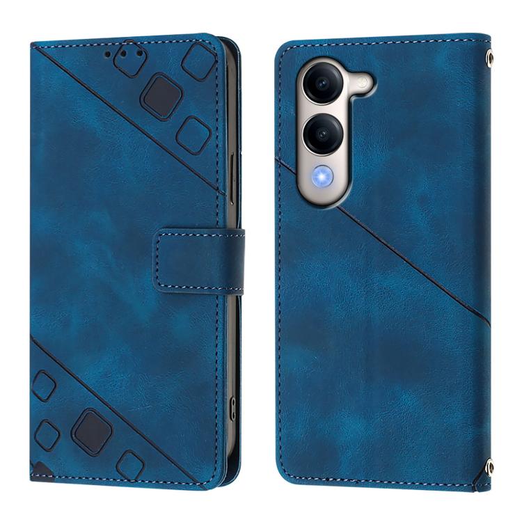 For vivo Y29S 5G / Y04 4G Global Skin Feel Embossed Leather Phone Case