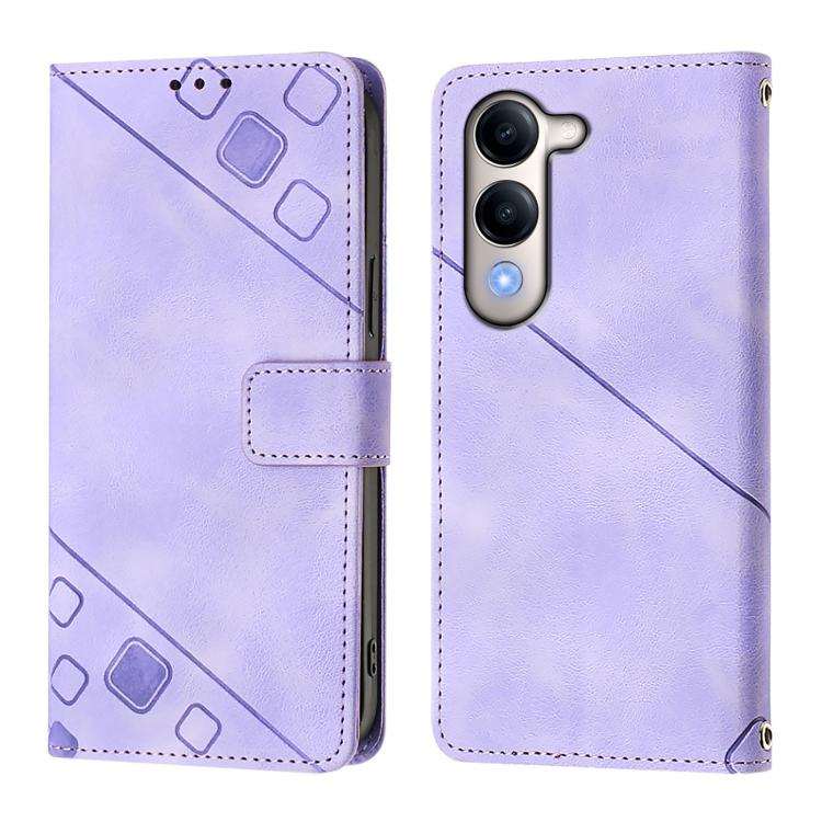 For vivo Y29S 5G / Y04 4G Global Skin Feel Embossed Leather Phone Case