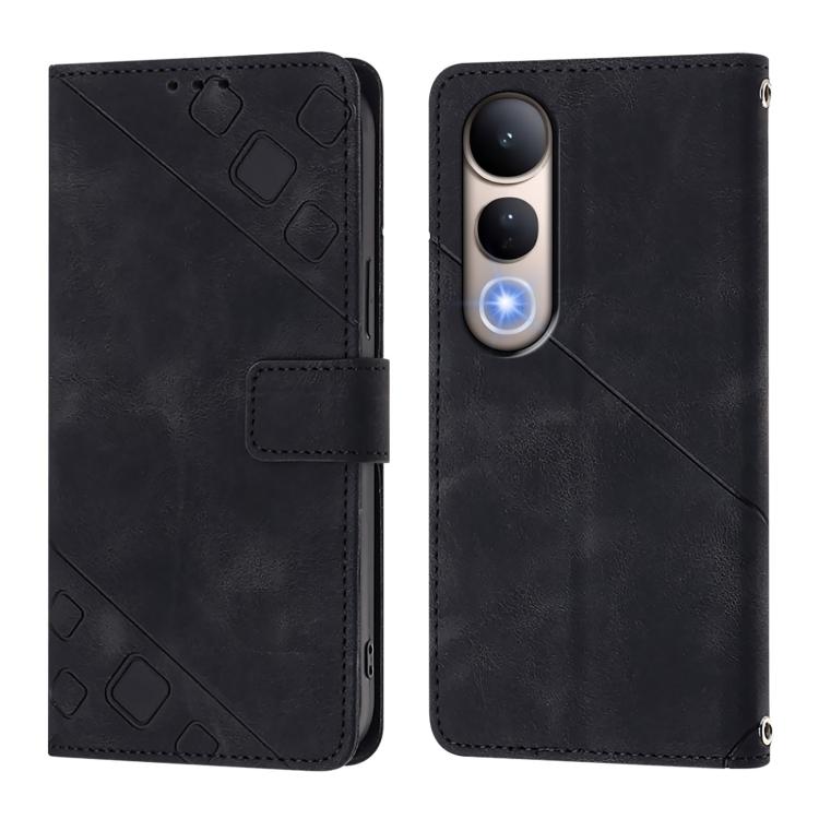 For vivo V50 Lite 5G Skin Feel Embossed Leather Phone Case
