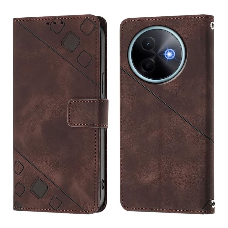For vivo Y39 5G Global Skin Feel Embossed Leather Phone Case
