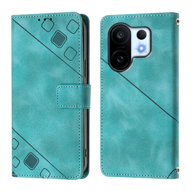 For vivo S30 Pro mini Skin Feel Embossed Leather Phone Case