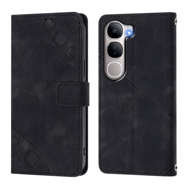 For vivo Y31 5G Global Skin Feel Embossed Leather Phone Case