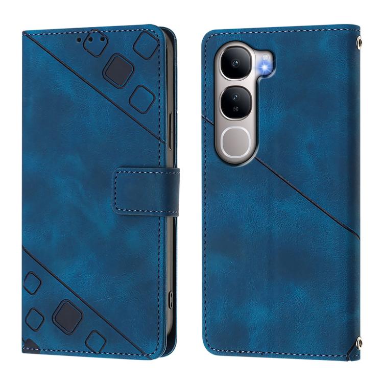For vivo Y31 5G Global Skin Feel Embossed Leather Phone Case