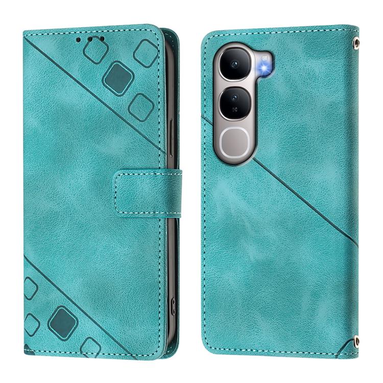 For vivo Y31 5G Global Skin Feel Embossed Leather Phone Case
