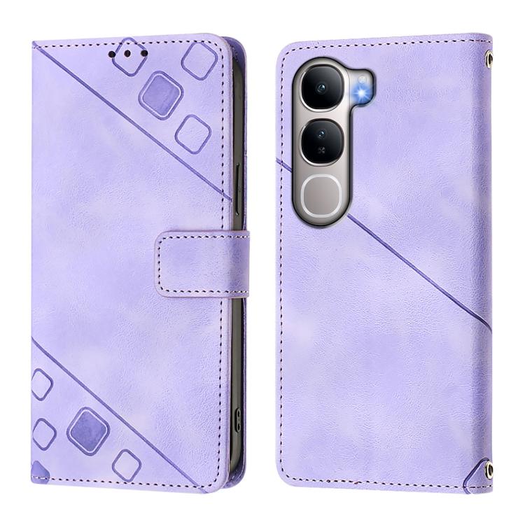 For vivo Y31 5G Global Skin Feel Embossed Leather Phone Case