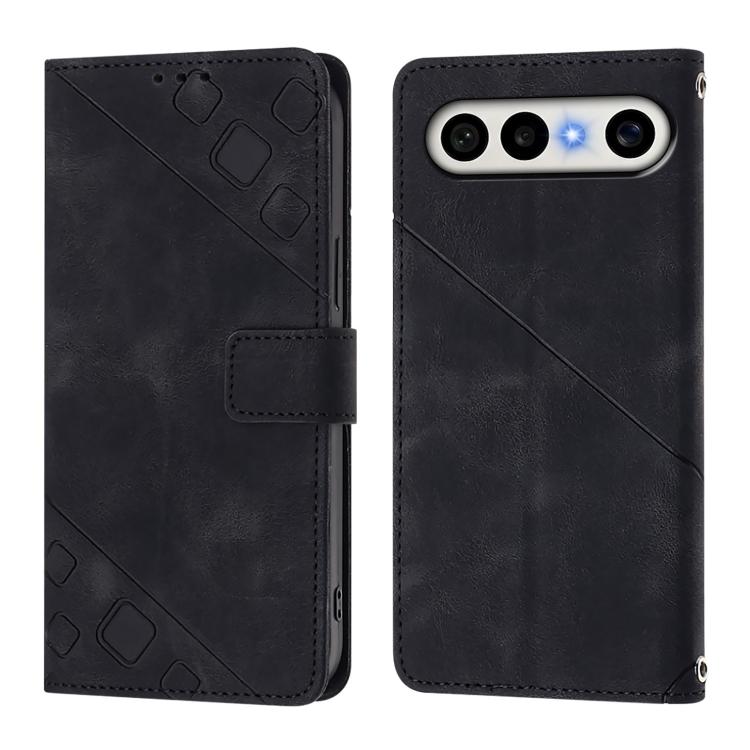 For vivo X300 FE 5G Russia / 5G Zeiss Skin Feel Embossed Leather Phone Case