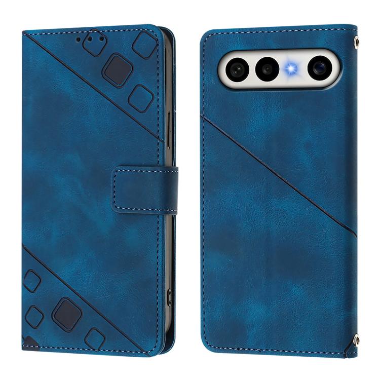 For vivo X300 FE 5G Russia / 5G Zeiss Skin Feel Embossed Leather Phone Case