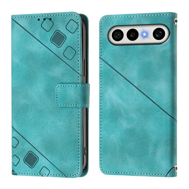 For vivo X300 FE 5G Russia / 5G Zeiss Skin Feel Embossed Leather Phone Case