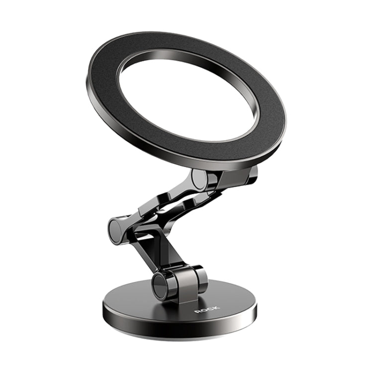 ROCK Q08 Car Magnetic Foldable Phone Holder - Black