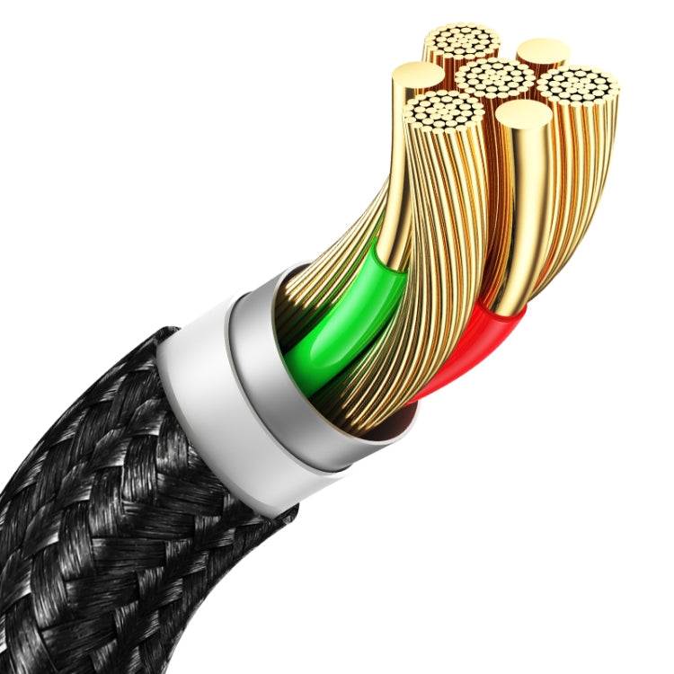 USAMS SJ727 240W USB-C / Type-C to USB-C / Type-C Aluminum Alloy Data Cable, Length: 1.2m - Tarnish