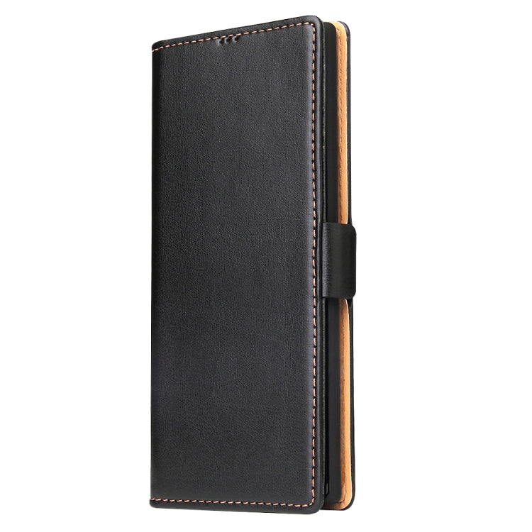 For Samsung Galaxy Note20 Fierre Shann PU Genuine Leather Texture Horizontal Flip Leather Case with Holder & Card Slots & Wallet