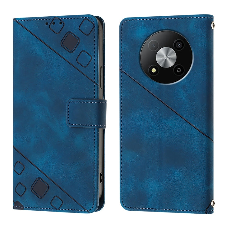For ZTE Blade A73 5G Skin Feel Embossed Leather Phone Case