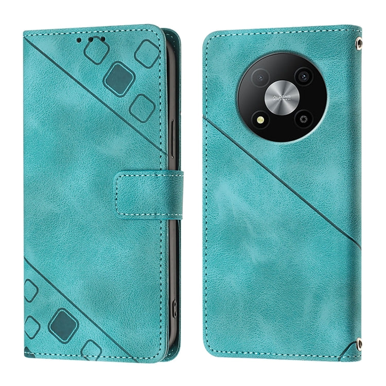 For ZTE Blade A73 5G Skin Feel Embossed Leather Phone Case