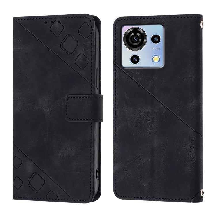 For ZTE Blade V50 Vita Skin Feel Embossed Leather Phone Case