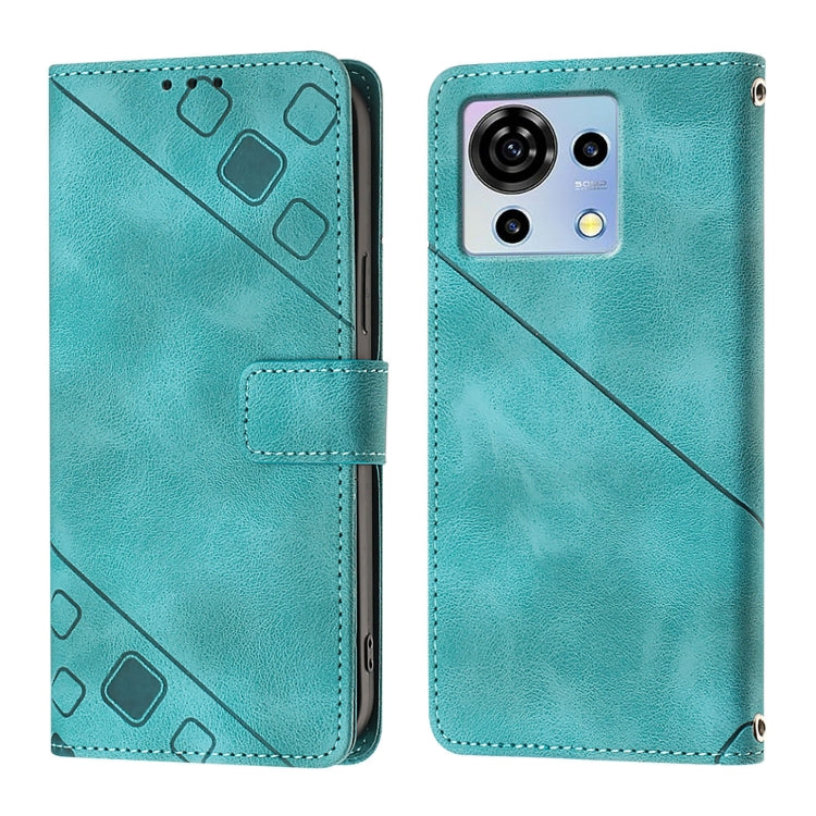 For ZTE Blade V50 Vita Skin Feel Embossed Leather Phone Case